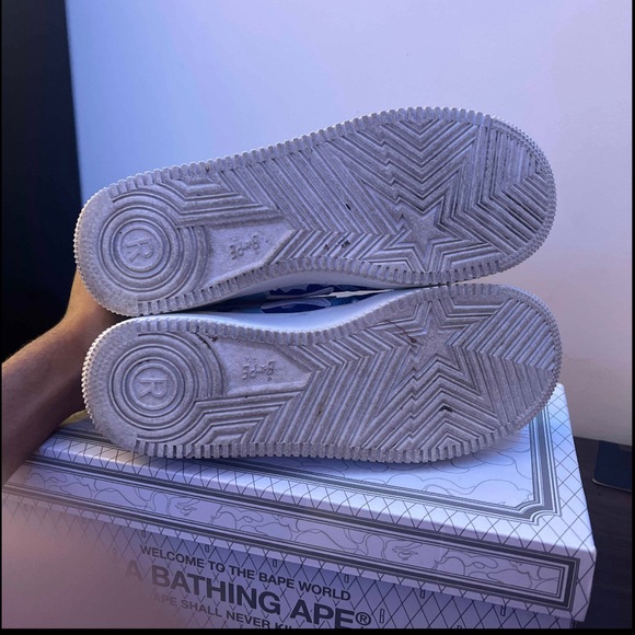 A Bathing Ape Bape Sta Low, ABC Camo 20th Anniversary Blue - Picture 4 of 8